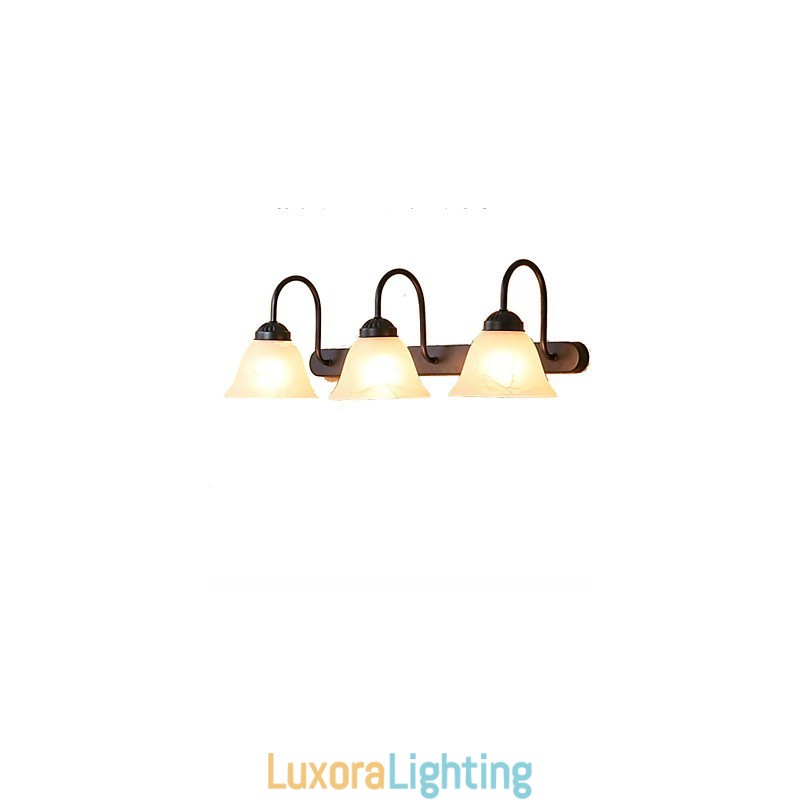 Designer Touch Decorative Bathroom Lighting Mini Style Rustic Lodge Metal
