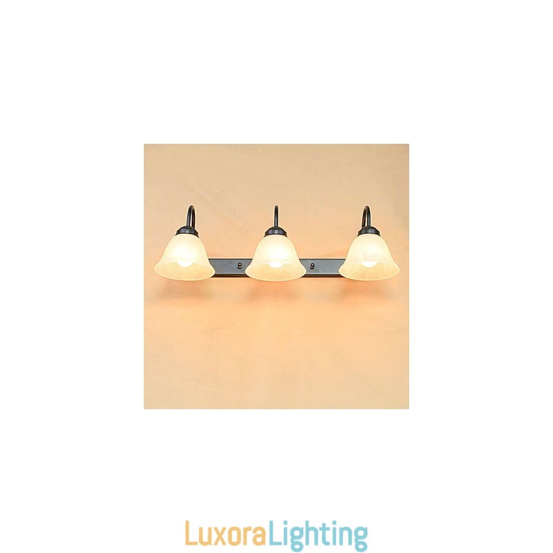 Designer Touch Decorative Bathroom Lighting Mini Style Rustic Lodge Metal