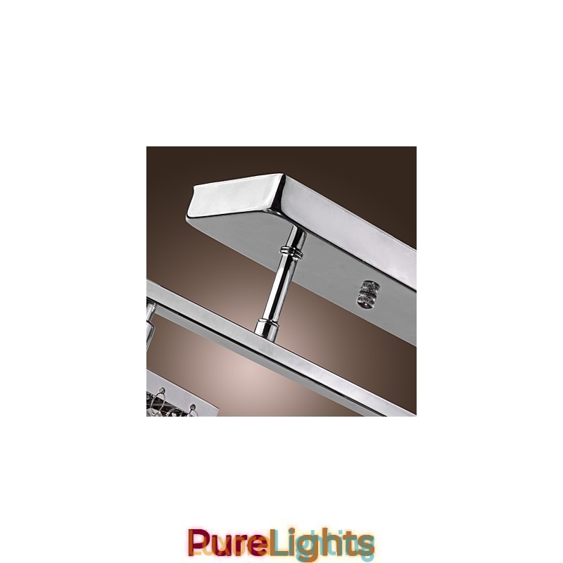 Designer Touch Decorative Linear Chandelier Island Light Crysal 3 Lights