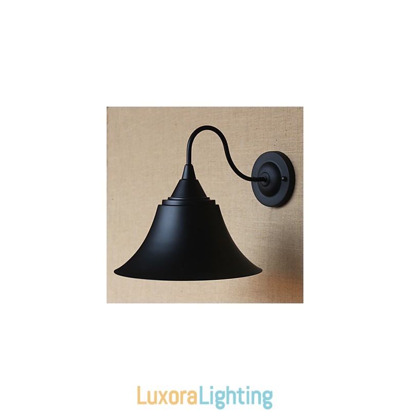 Designer Touch Decorative American Country Creative Personality Simple Clothing Store Iron Black Horn Wall Lamp