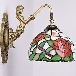 Designer Touch Decorative European Contracted Rural Creative Wrought Iron Wall Lamp Lights