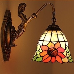 Designer Touch Decorative European Contracted Rural Creative Wrought Iron Wall Lamp Lights