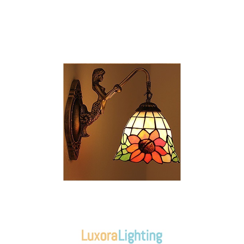 Designer Touch Decorative European Contracted Rural Creative Wrought Iron Wall Lamp Lights