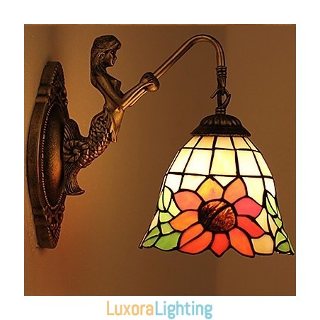 Designer Touch Decorative European Contracted Rural Creative Wrought Iron Wall Lamp Lights
