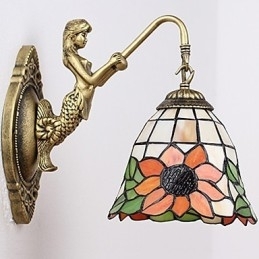 Designer Touch Decorative European Contracted Rural Creative Wrought Iron Wall Lamp Lights