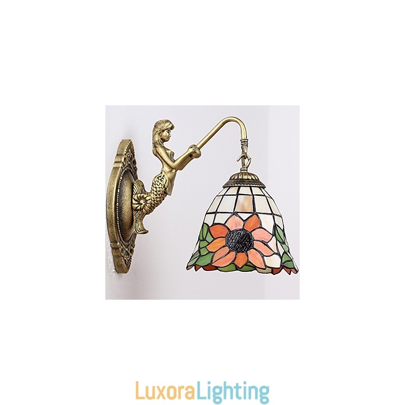 Designer Touch Decorative European Contracted Rural Creative Wrought Iron Wall Lamp Lights