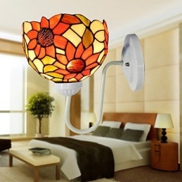 Designer Touch Decorative Sunflower Classical Luxury Villa Clubhouse Wall Lamp Decoration Art Lights