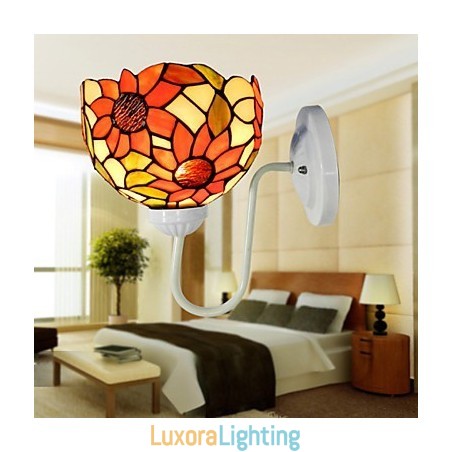 Designer Touch Decorative Sunflower Classical Luxury Villa Clubhouse Wall Lamp Decoration Art Lights