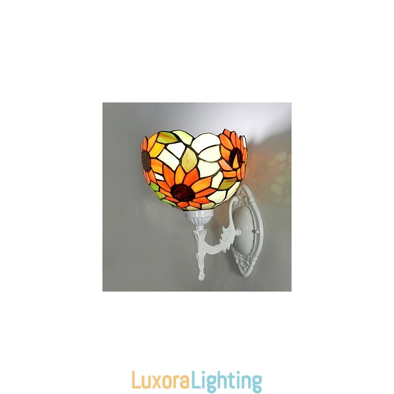 Designer Touch Decorative Sunflower Classical Luxury Villa Clubhouse Wall Lamp Decoration Art Lights