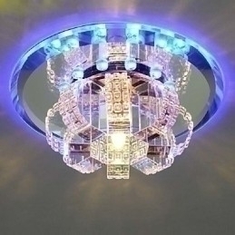 Designer Touch Decorative Crystal Ceiling Lamp Spotlight SMD 3W Creative Lamp Absorb Dome Light