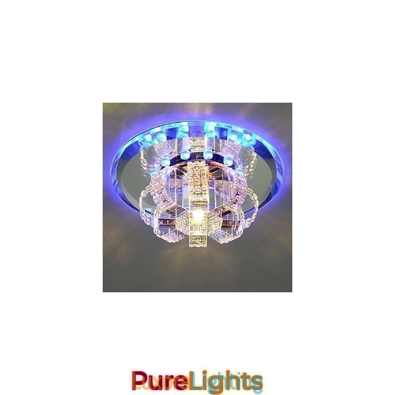 Designer Touch Decorative Crystal Ceiling Lamp Spotlight SMD 3W Creative Lamp Absorb Dome Light