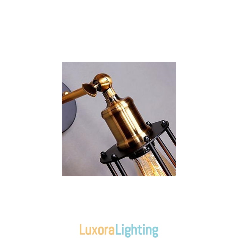 Designer Touch Decorative Literature And Art Character Iron Frame Wall Lamp