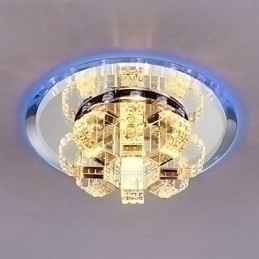 Designer Touch Decorative Crystal Ceiling Lamp Spotlight SMD 3W Creative Lamp Absorb Dome Light