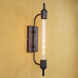 Designer Touch Decorative Europe And Retro Clothing Art Restaurant Edison Light Bulb Flute Wall Sconce