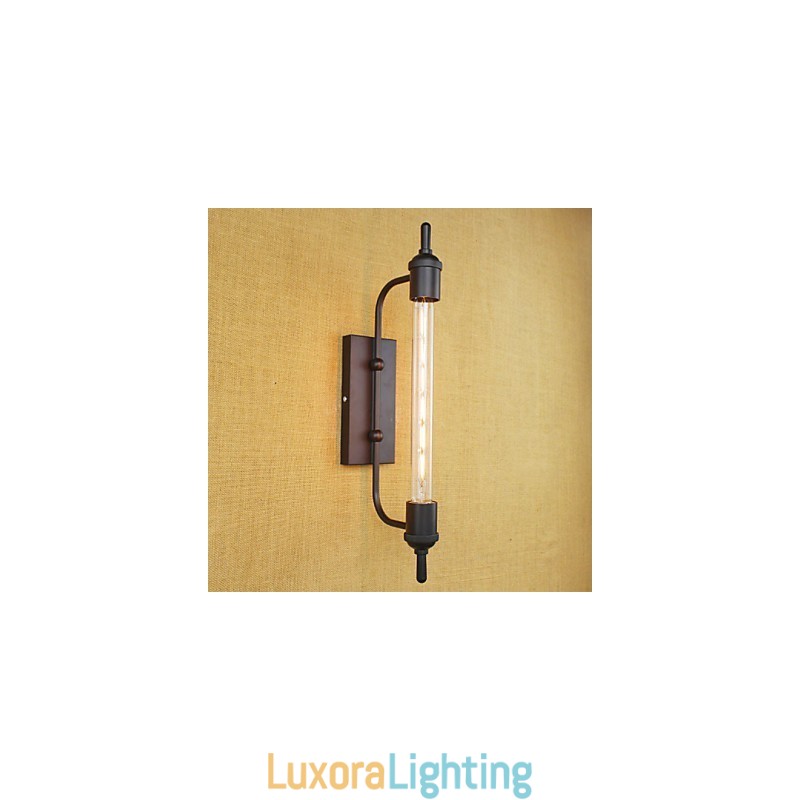 Designer Touch Decorative Europe And Retro Clothing Art Restaurant Edison Light Bulb Flute Wall Sconce