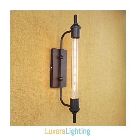 Designer Touch Decorative Europe And Retro Clothing Art Restaurant Edison Light Bulb Flute Wall Sconce