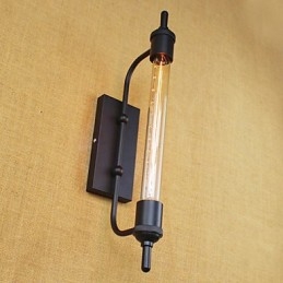 Designer Touch Decorative Europe And Retro Clothing Art Restaurant Edison Light Bulb Flute Wall Sconce