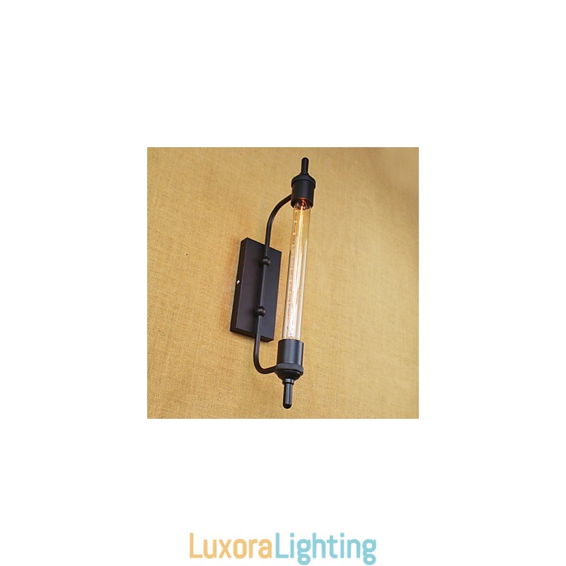 Designer Touch Decorative Europe And Retro Clothing Art Restaurant Edison Light Bulb Flute Wall Sconce