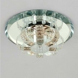 Designer Touch Decorative Crystal Ceiling Lamp Spotlight SMD 3W Creative Lamp Absorb Dome Light
