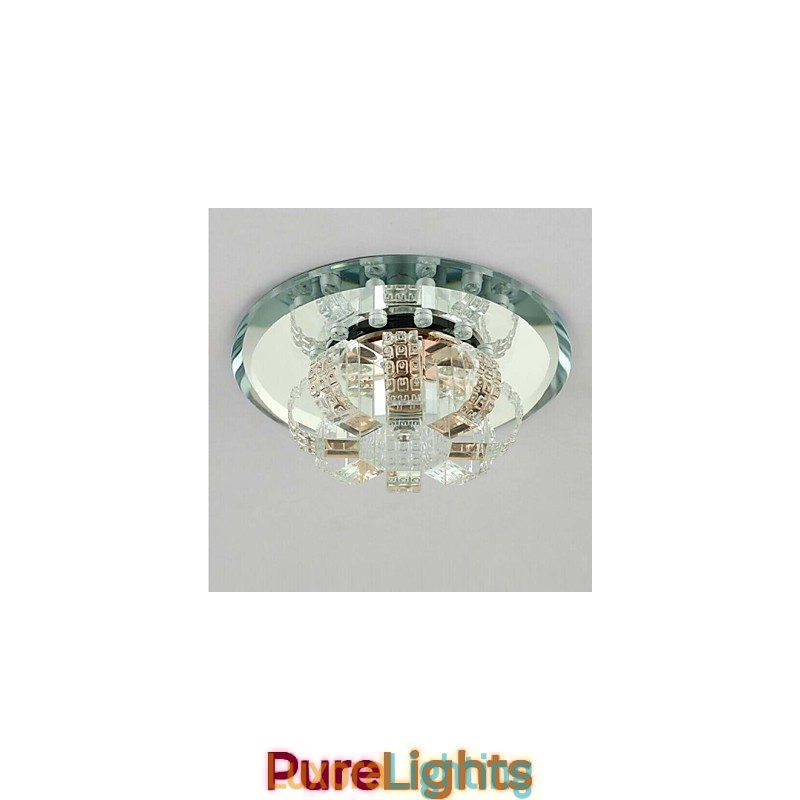 Designer Touch Decorative Crystal Ceiling Lamp Spotlight SMD 3W Creative Lamp Absorb Dome Light