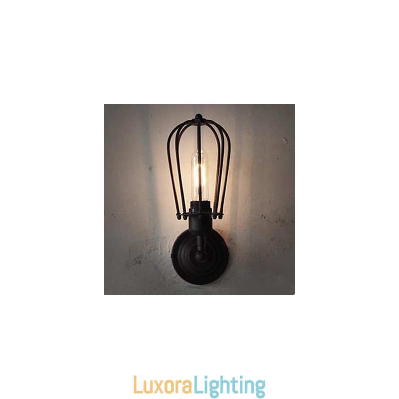 Designer Touch Decorative Industrial Retro Wall Lamp Indoor Corridor Single Head Grapefruit Wall Lamp