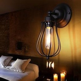 Designer Touch Decorative Industrial Retro Wall Lamp Indoor Corridor Single Head Grapefruit Wall Lamp