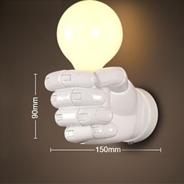 Designer Touch Decorative European Wall Right Hand Creative Retro Fist Wall Lamp Lights