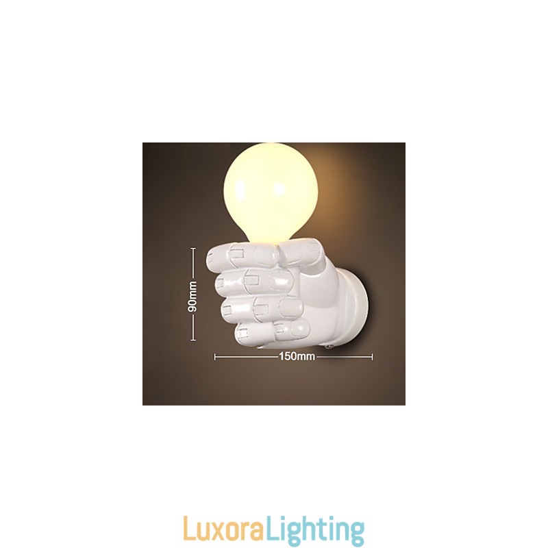 Designer Touch Decorative European Wall Right Hand Creative Retro Fist Wall Lamp Lights
