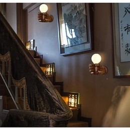 Designer Touch Decorative European Wall Right Hand Creative Retro Fist Wall Lamp Lights