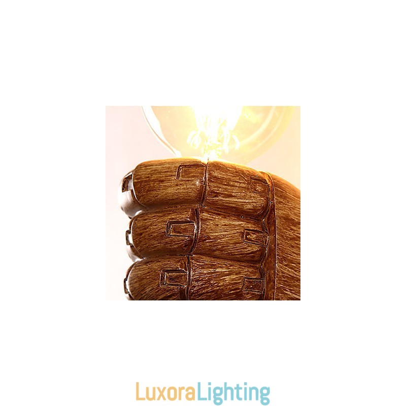 Designer Touch Decorative European Wall Right Hand Creative Retro Fist Wall Lamp Lights