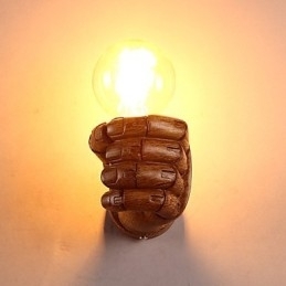 Designer Touch Decorative European Wall Creative Retro Fist Wall Lamp Lights