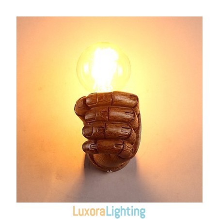 Designer Touch Decorative European Wall Creative Retro Fist Wall Lamp Lights
