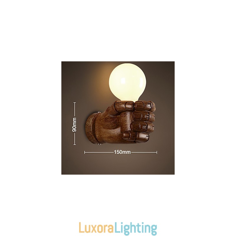 Designer Touch Decorative European Wall Creative Retro Fist Wall Lamp Lights