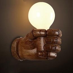 Designer Touch Decorative European Wall Creative Retro Fist Wall Lamp Lights