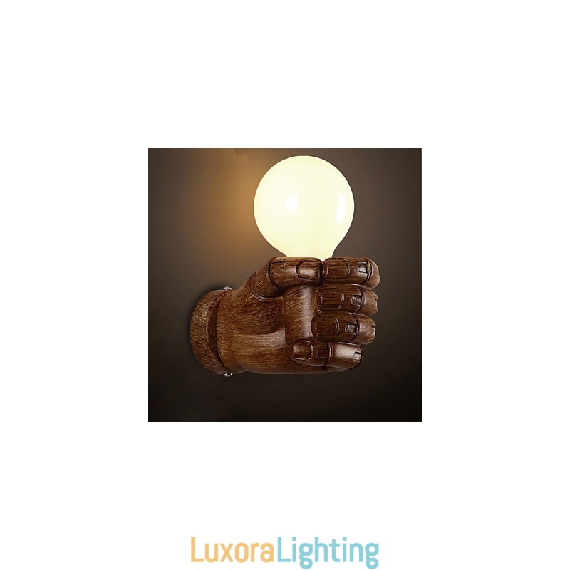 Designer Touch Decorative European Wall Creative Retro Fist Wall Lamp Lights