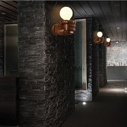 Designer Touch Decorative European Wall Creative Retro Fist Wall Lamp Lights