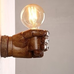Designer Touch Decorative European Wall Creative Retro Fist Wall Lamp Lights