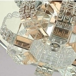 Designer Touch Decorative Crystal Ceiling Lamp Spotlight SMD 3W Creative Lamp Absorb Dome Light