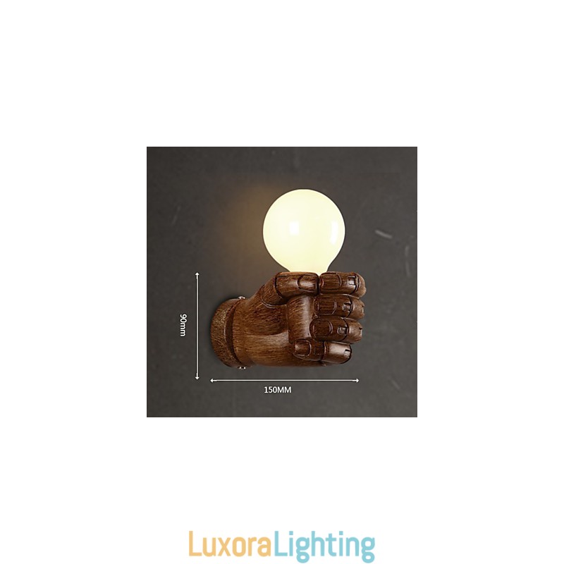 Designer Touch Decorative European Wall Creative Retro Fist Wall Lamp Lights
