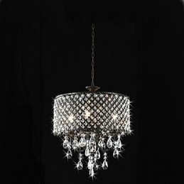 Designer Touch Decorative Traditional Classic Crystal Chrome Metal Chandelier