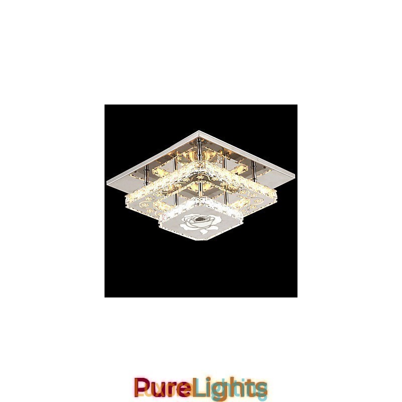 Designer Touch Decorative Flush Mounted Modern Contemporary Living Bed Kids Garage Metal