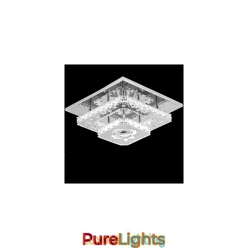 Designer Touch Decorative Flush Mounted Modern Contemporary Living Bed Kids Garage Metal