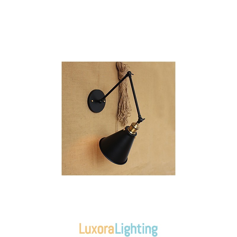 Designer Touch Decorative American Country Pastoral Style Minimalist Double Bed Long Arm Wall Lamp Aisle Channel Warehouse Entrance