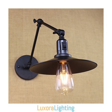 Designer Touch Decorative Retro Matte Black Belt Long Arm Double Switch Wall