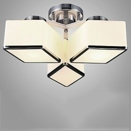 Designer Touch Decorative Flush Mount Modern Contemporary Glass