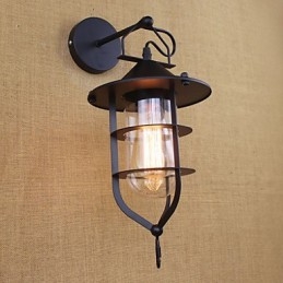 Designer Touch Decorative Retro Clothing Store Restaurant Scene Wall Sconce