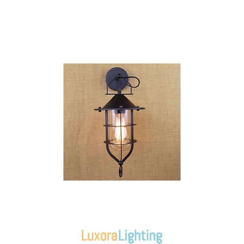 Designer Touch Decorative Retro Clothing Store Restaurant Scene Wall Sconce