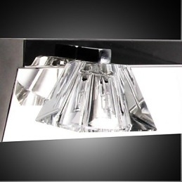 Designer Touch Decorative Modern Wall Light with Glass Shade 4 Lights Mirror Front
