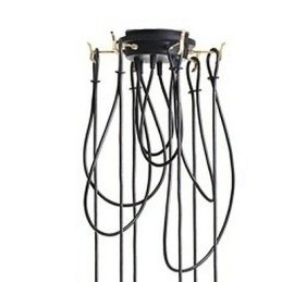 Designer Touch Decorative Country Gold Metal Flush Mount