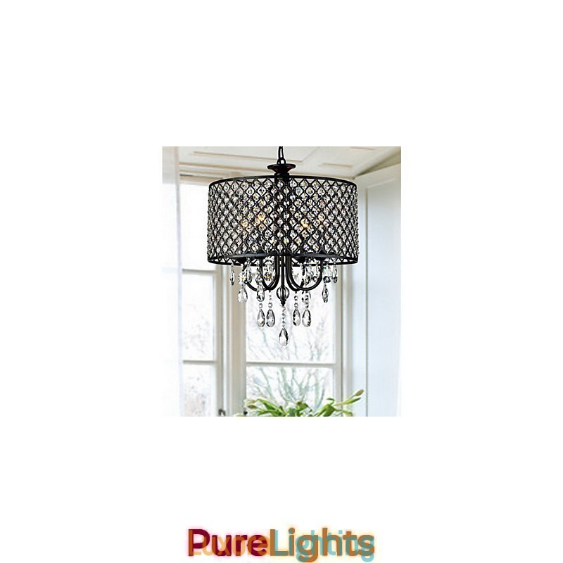 Designer Touch Decorative Traditional Classic Crystal Chrome Metal Chandelier